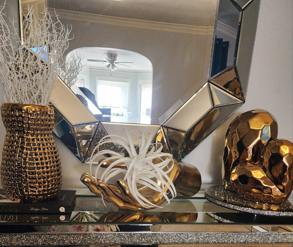 Gold Ceramic Oversized Hand