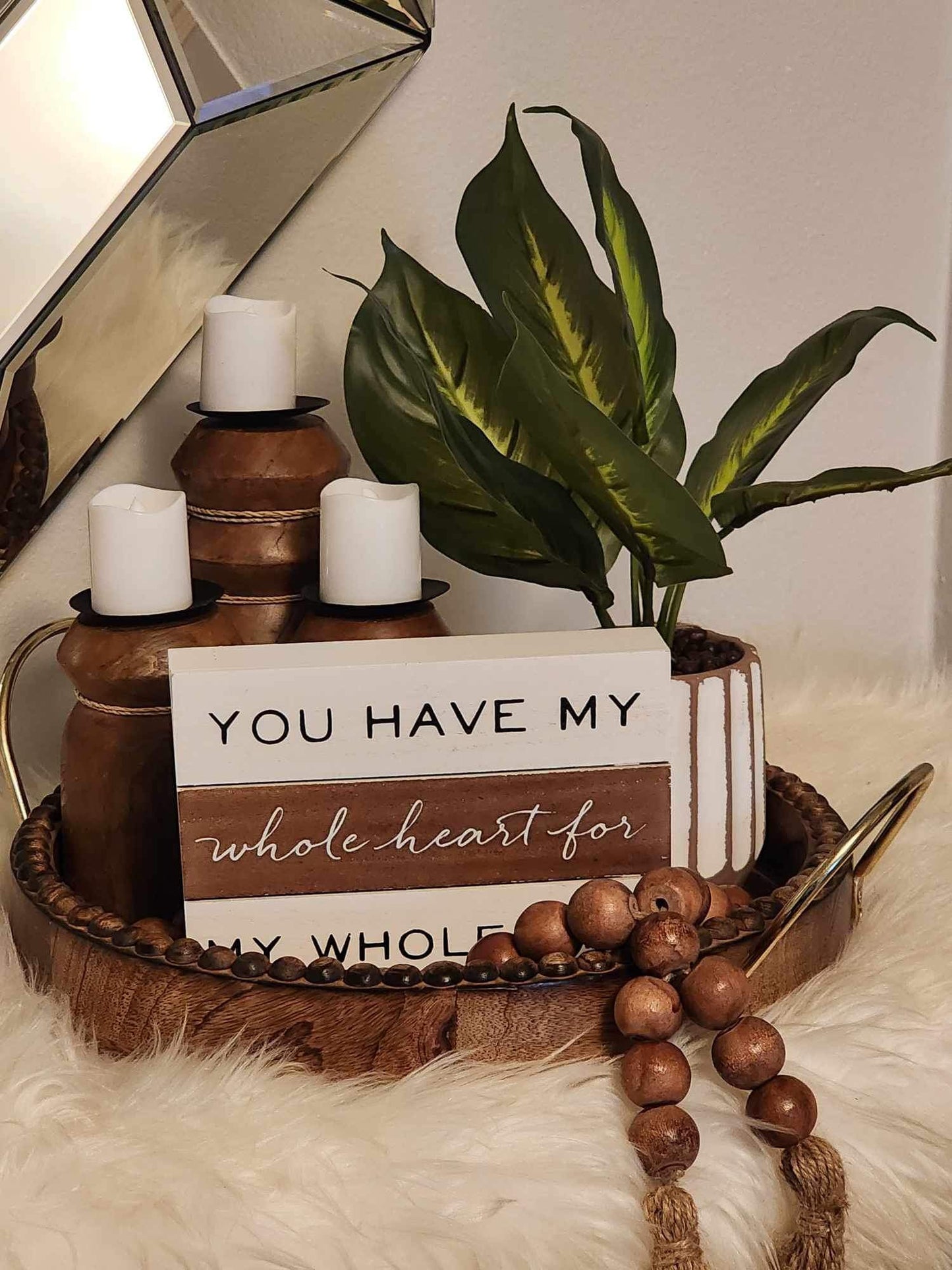 Wood Lover's Tray Set