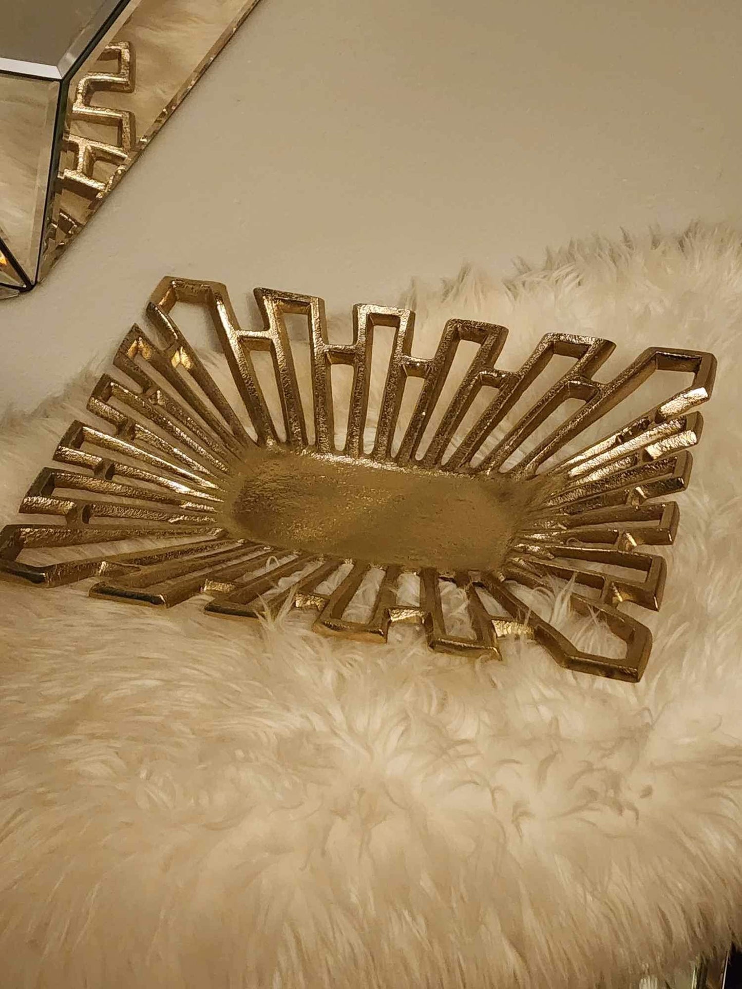 Imani Gold Iron Tray