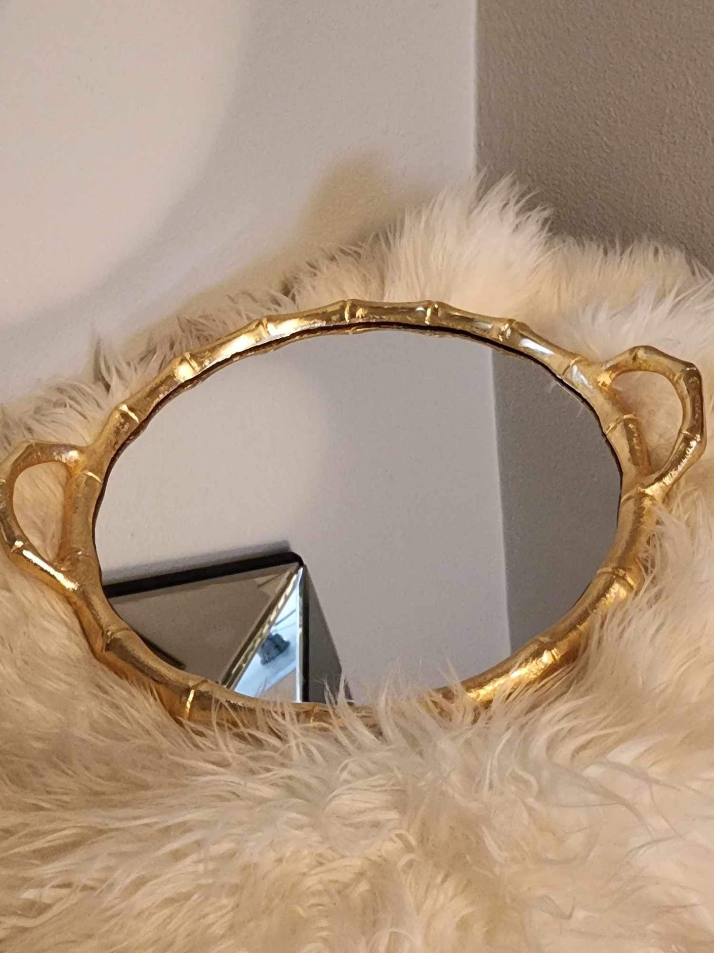 Halo Gold Mirrored Tray