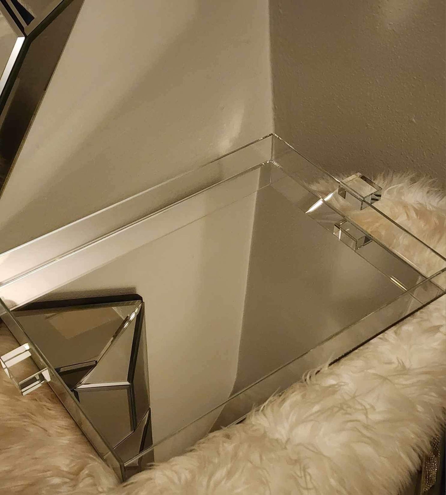Isis Acrylic Mirrored Tray