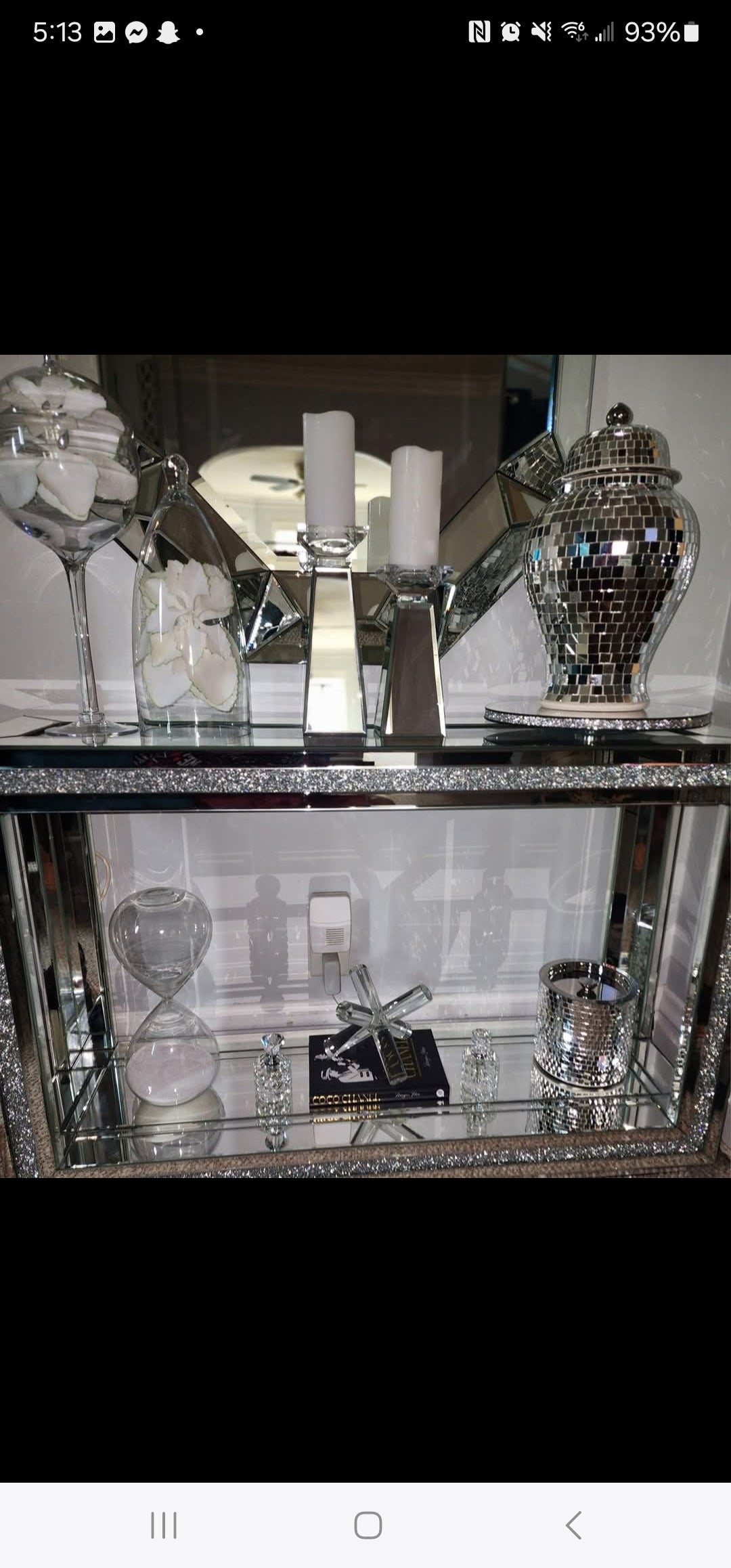 Mirrored Ginger Jar