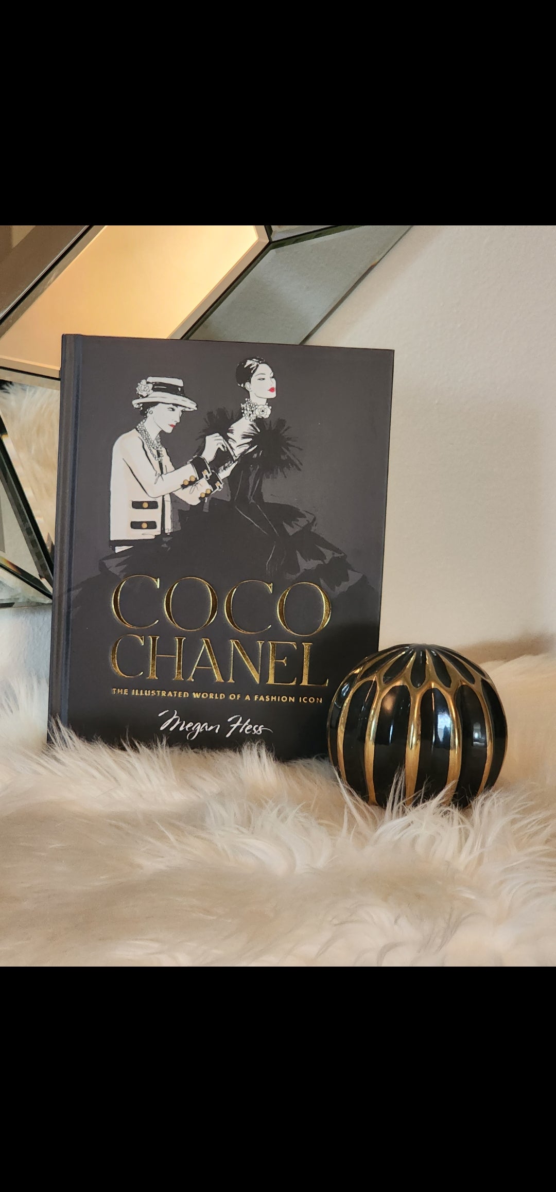 Black Co Co Chanel Designer Book