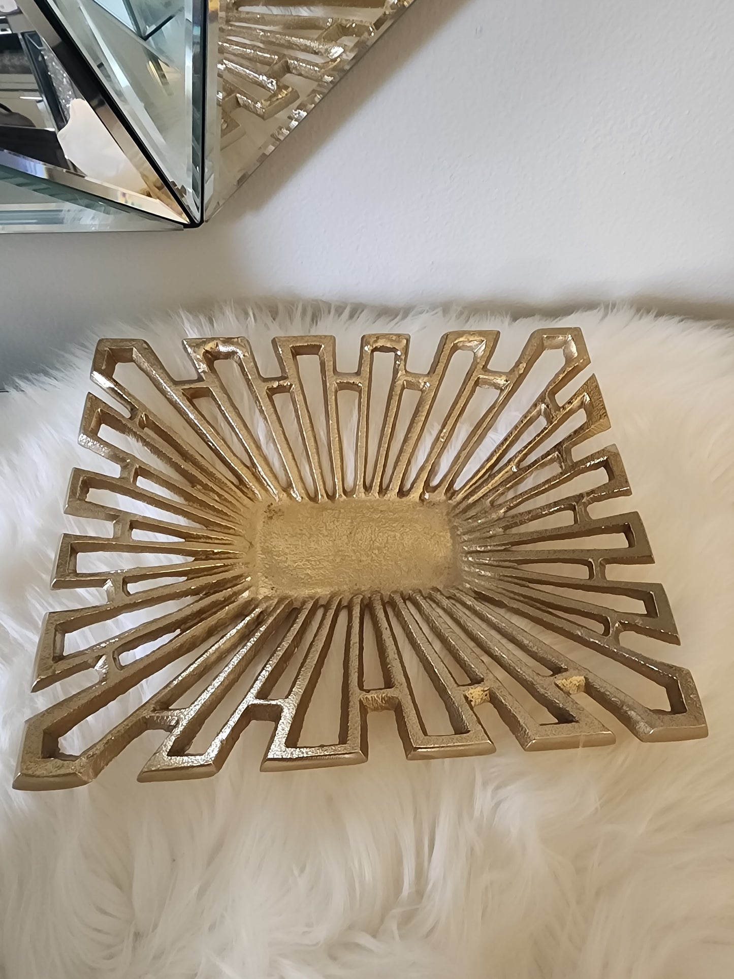 Imani Gold Iron Tray