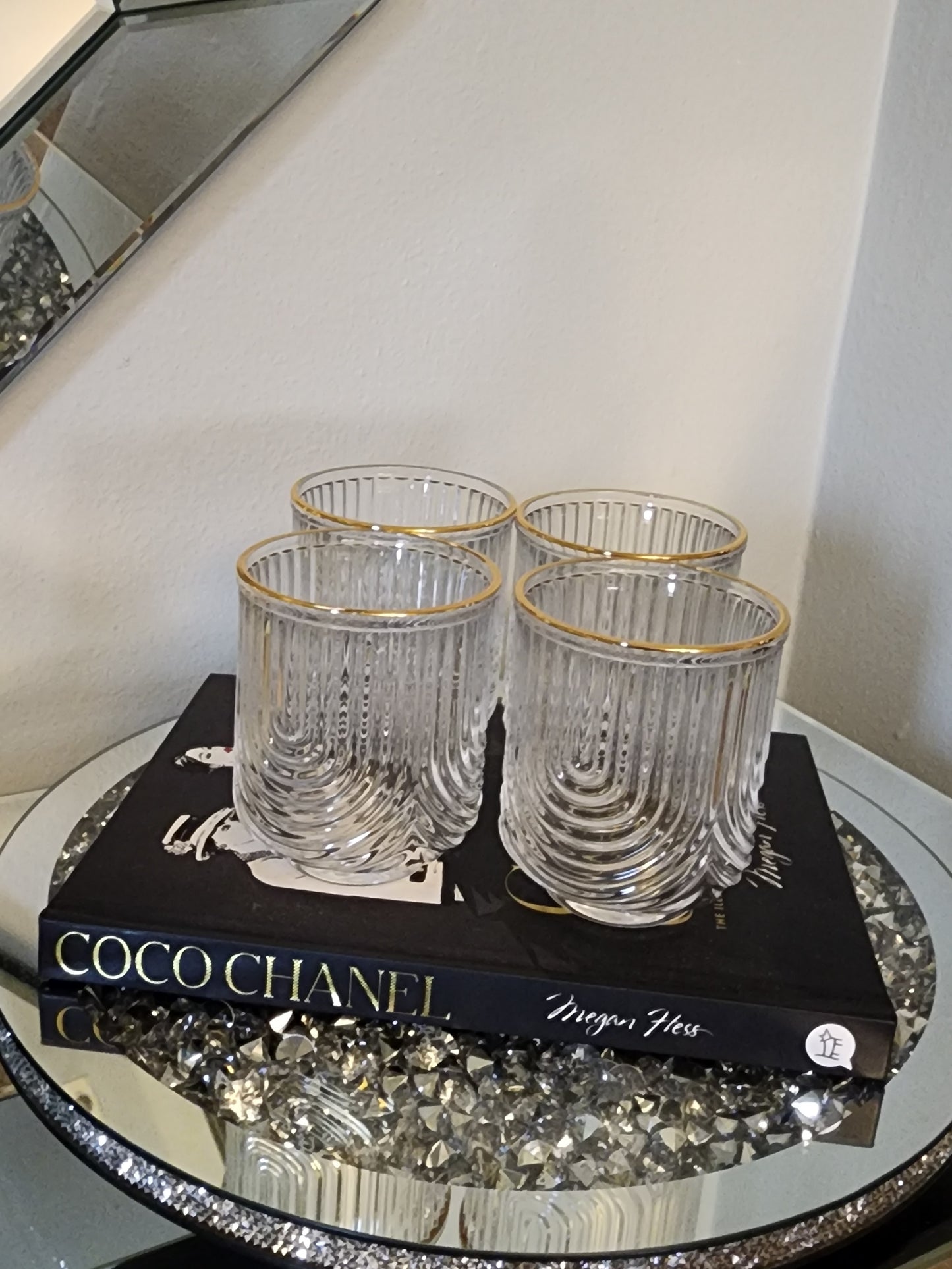 Dof Glasses with Gold Rim