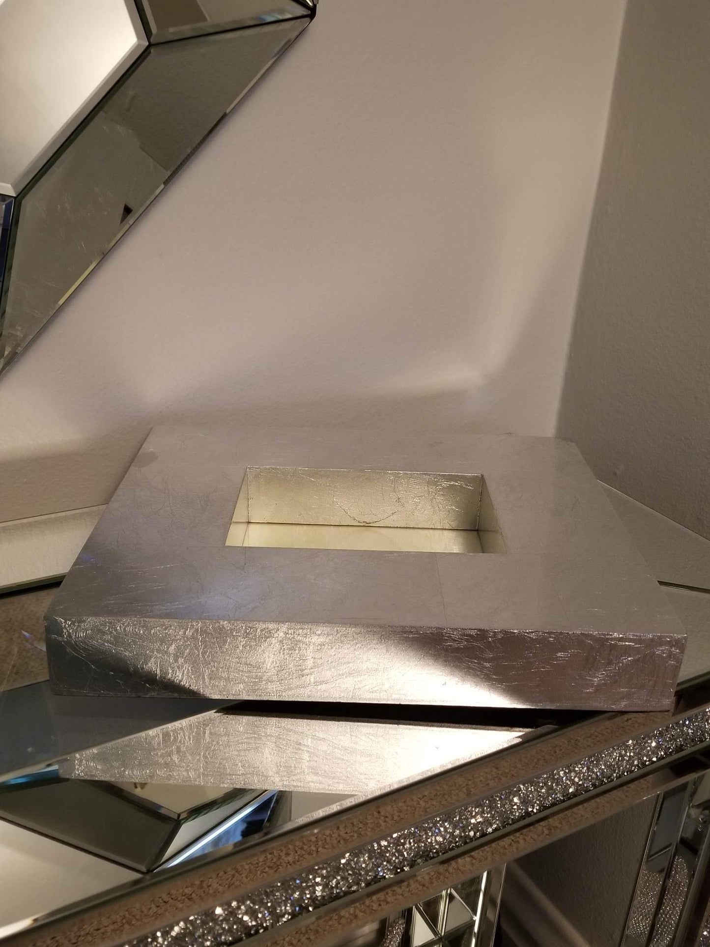 Silver Block Picture Frame