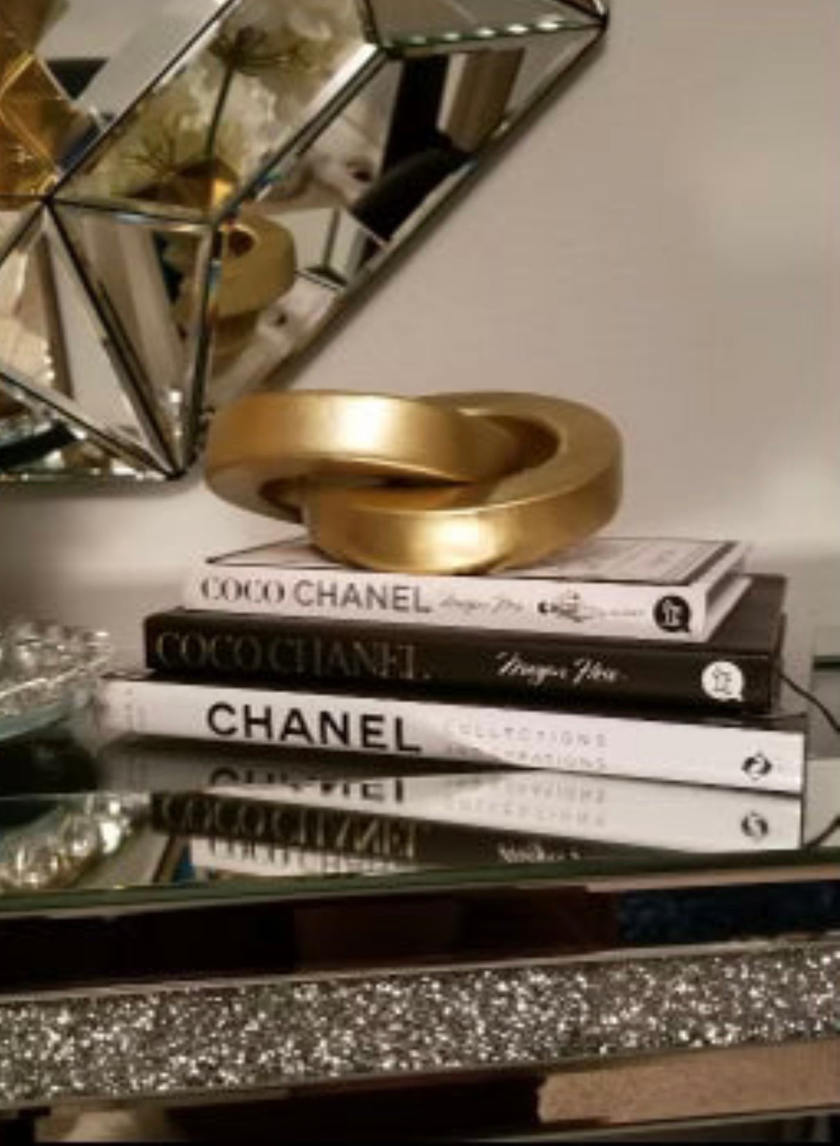 Coffee Table Book Stack Coco Chanel Quote Fashion Designer  Etsy