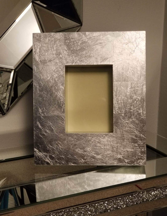 Silver Block Picture Frame